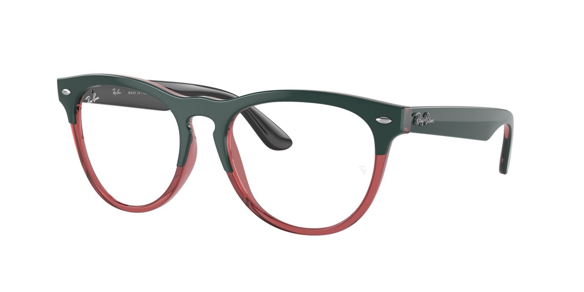 0RX4471V - Ray - Ban Vista - Dark Green On Transparent Light Red - 51MM - Ardor Eyewear 8056597714020