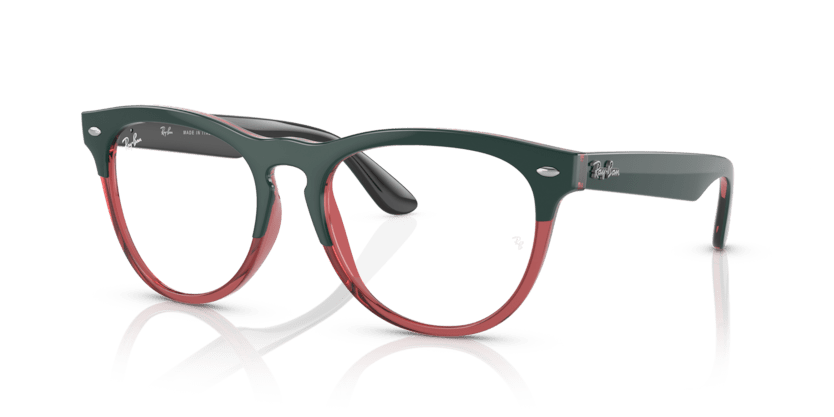 0RX4471V - Ray - Ban Vista - Dark Green On Transparent Light Red - 51MM - Ardor Eyewear 8056597714020