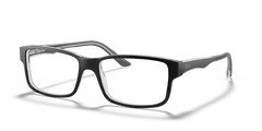 0RX5245 - Ray - Ban Vista - Black - (Black On Transparent 2034) - 54 - 17 - 145 MM - Ardor Eyewear 805289517450