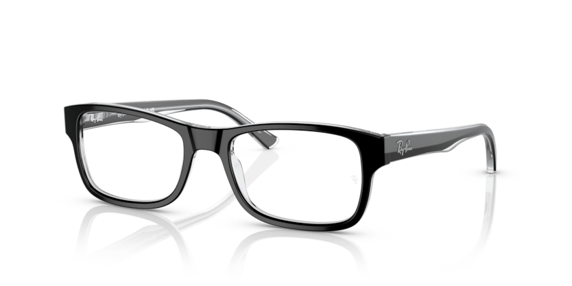 0RX5268 - Ray - Ban Vista - Black - (Black On Transparent 2034) - 50 - 17 - 135 MM - Ardor Eyewear 8056597749282