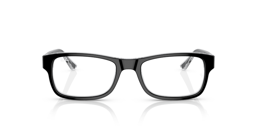 0RX5268 - Ray - Ban Vista - Black - (Black On Transparent 2034) - 50 - 17 - 135 MM - Ardor Eyewear 8056597749282