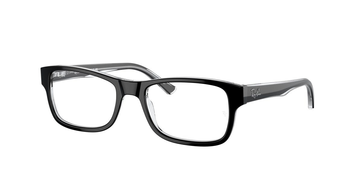 0RX5268 - Ray - Ban Vista - Black - (Black On Transparent 2034) - 50 - 17 - 135 MM - Ardor Eyewear 8056597749282