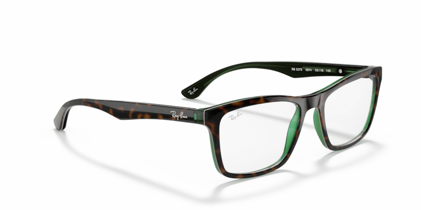 0RX5279 - Ray - Ban Vista - Brown - (Havana On Transparent Green 5974) - 53 - 18 - 145 MM - Ardor Eyewear 8056597188180