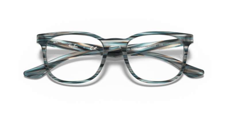 Ray-Ban Vista 0RX5369 Striped Blue and Grey 8056597010948