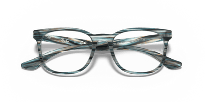 Ray-Ban Vista 0RX5369 Striped Blue and Grey 8056597010948