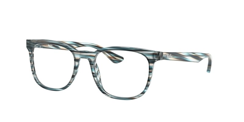 Ray-Ban Vista 0RX5369 Striped Blue and Grey 8056597010948