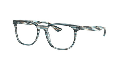 Ray-Ban Vista 0RX5369 Striped Blue and Grey 8056597010948