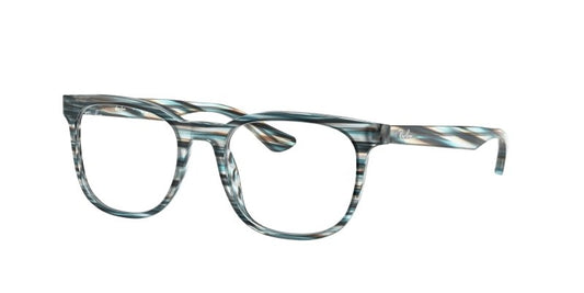 Ray-Ban Vista 0RX5369 Striped Blue and Grey 8056597010948