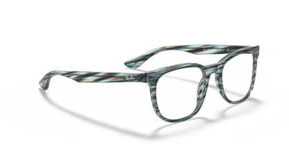Ray-Ban Vista 0RX5369 Striped Blue and Grey 8056597010948