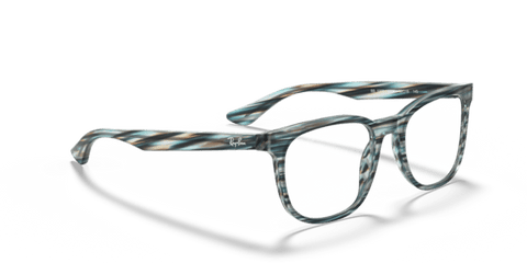 Ray-Ban Vista 0RX5369 Striped Blue and Grey 8056597010948