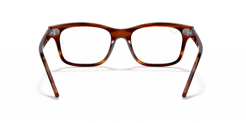 Striped Red Havana - 0RX5383 8056597124041 Ray-Ban Vista Eyeglasses Unisex Rectangle