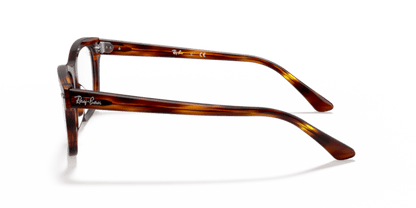 Striped Red Havana - 0RX5383 8056597124041 Ray-Ban Vista Eyeglasses Unisex Rectangle