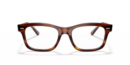 Striped Red Havana - 0RX5383 8056597124041 Ray-Ban Vista Eyeglasses Unisex Rectangle