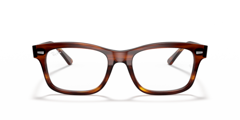 Striped Red Havana - 0RX5383 8056597124041 Ray-Ban Vista Eyeglasses Unisex Rectangle