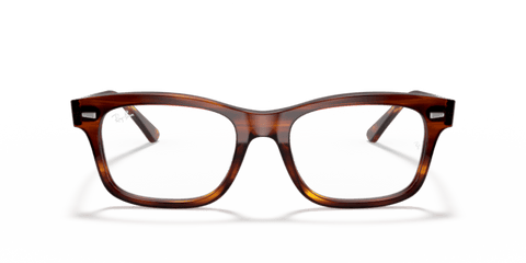 Striped Red Havana - 0RX5383 8056597124041 Ray-Ban Vista Eyeglasses Unisex Rectangle