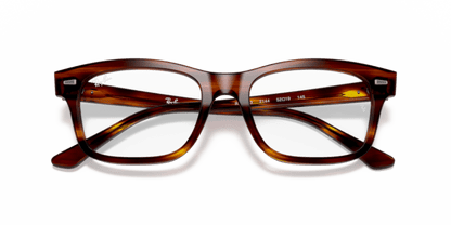 Striped Red Havana - 0RX5383 8056597124041 Ray-Ban Vista Eyeglasses Unisex Rectangle
