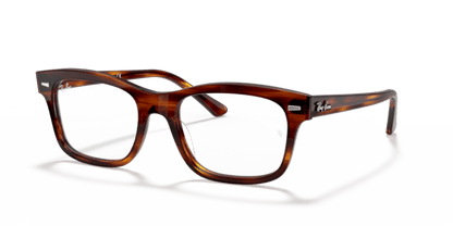 Striped Red Havana - 0RX5383 8056597124041 Ray-Ban Vista Eyeglasses Unisex Rectangle