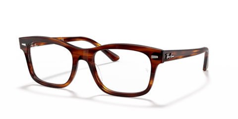 Striped Red Havana - 0RX5383 8056597124041 Ray-Ban Vista Eyeglasses Unisex Rectangle