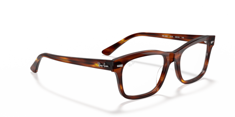 Striped Red Havana - 0RX5383 8056597124041 Ray-Ban Vista Eyeglasses Unisex Rectangle