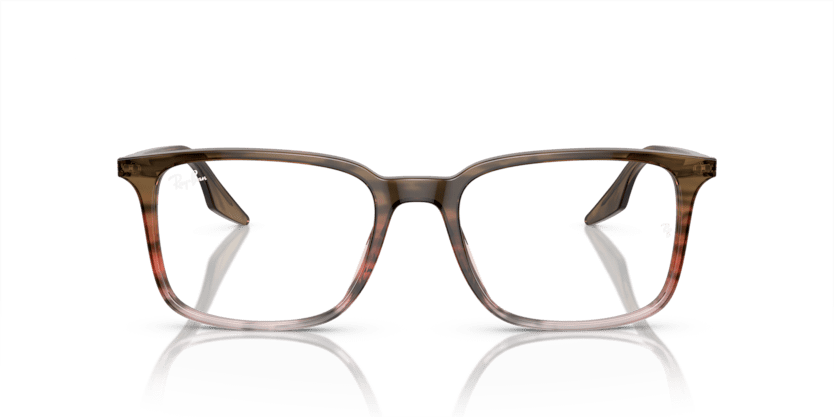 0RX5421 - Ray - Ban Vista - Brown - (Striped Brown & Red 8251) - 53 - 19 - 145 MM - Ardor Eyewear 8056597937122