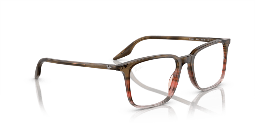 0RX5421 - Ray - Ban Vista - Brown - (Striped Brown & Red 8251) - 53 - 19 - 145 MM - Ardor Eyewear 8056597937122