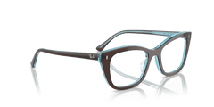 0RX5433 - Ray - Ban Vista - Brown - (Brown On Transparent Blue 8366) - 50 - 19 - 140 MM - Ardor Eyewear 8056262034347