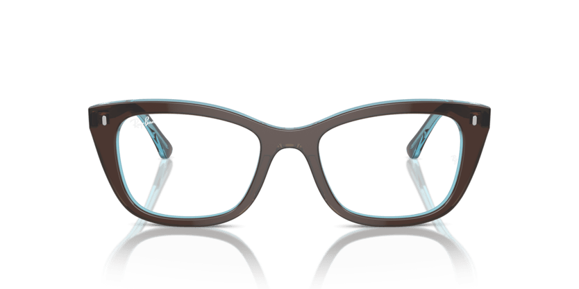 0RX5433 - Ray - Ban Vista - Brown - (Brown On Transparent Blue 8366) - 50 - 19 - 140 MM - Ardor Eyewear 8056262034347