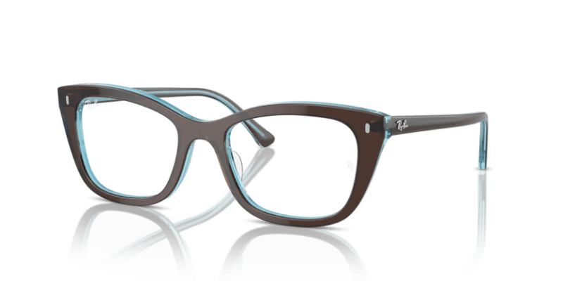 Brown On Transparent Blue - 0RX5433 8056262034347