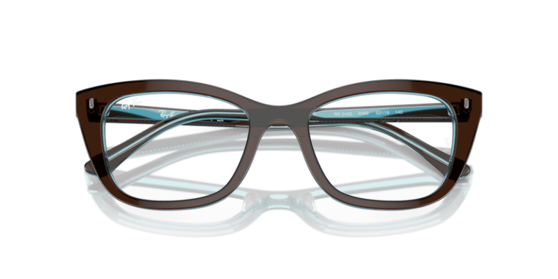 Brown On Transparent Blue - 0RX5433 8056262034347