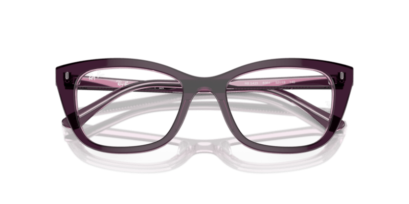 Violet On Transparent Pink - 0RX5433 8056262034323