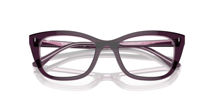 0RX5433 - Ray - Ban Vista - Violet - (Violet On Transparent Pink 8364) - 50 - 19 - 140 MM - Ardor Eyewear 8056262034323