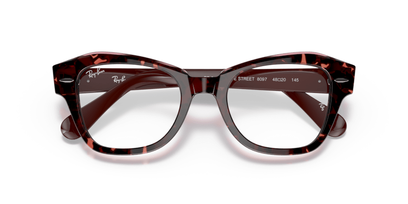 0RX5486 - Ray - Ban Vista - Red - (Havana On Transparent Purple 8097) - 48 - 20 - 145 MM - Ardor Eyewear 8056597430142