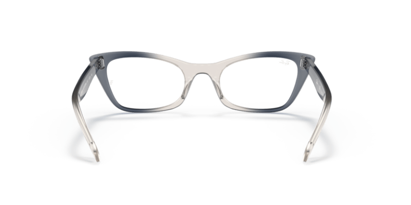 Transparent Blue - 0RX5499 8056597549486 Ray-Ban Vista Eyeglasses Woman Cat Eye