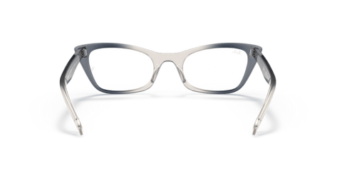 Transparent Blue - 0RX5499 8056597549486 Ray-Ban Vista Eyeglasses Woman Cat Eye