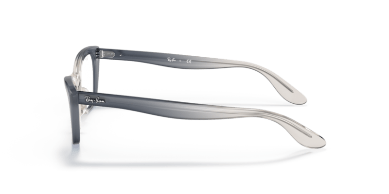 Transparent Blue - 0RX5499 8056597549486 Ray-Ban Vista Eyeglasses Woman Cat Eye