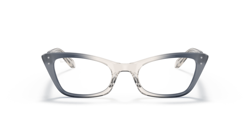 Transparent Blue - 0RX5499 8056597549486 Ray-Ban Vista Eyeglasses Woman Cat Eye