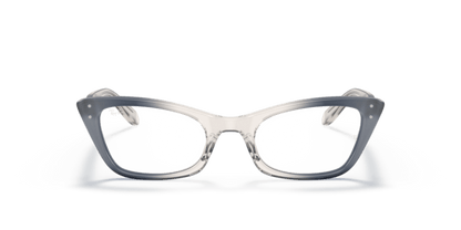 Transparent Blue - 0RX5499 8056597549486 Ray-Ban Vista Eyeglasses Woman Cat Eye