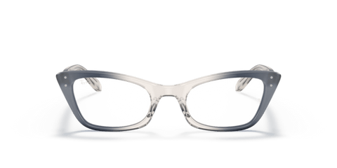Transparent Blue - 0RX5499 8056597549486 Ray-Ban Vista Eyeglasses Woman Cat Eye