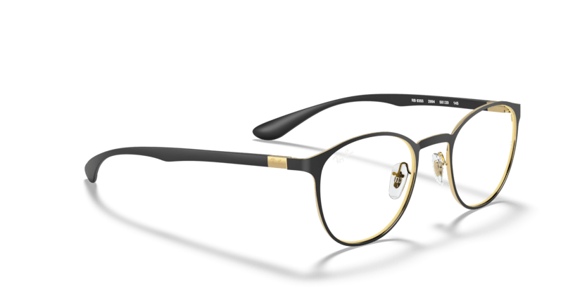 0RX6355 - Ray - Ban Vista - Black - (Black On Gold 2994) - 50 - 20 - 145 MM - Ardor Eyewear 8053672928105