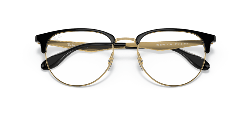 0RX6396 - Ray - Ban Vista - Black - (Black On Gold 5784) - 51 - 19 - 140 MM - Ardor Eyewear 8053672875621