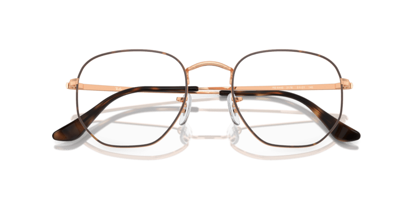 0RX6448 - Ray - Ban Vista - Tortoise - (Havana On Rose Gold 3176) - 48 - 21 - 145 MM - Ardor Eyewear 7895653291874