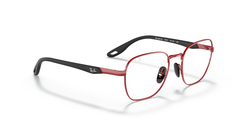 0RX6484M - Ray - Ban Vista - Red - (Red F047) - 51 - 19 - 140 MM - Ardor Eyewear 8056597645652