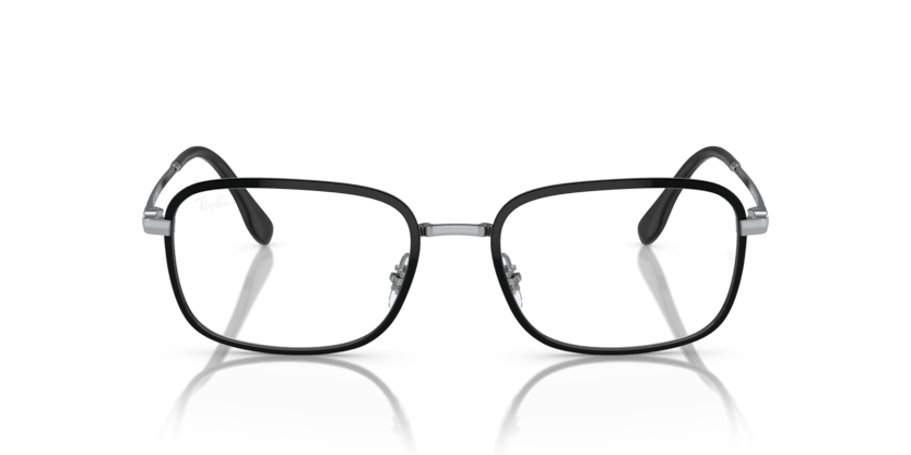 0RX6495 - Ray - Ban Vista - Black - (Black On Silver 2861) - 54 - 19 - 145 MM - Ardor Eyewear 8056597842488