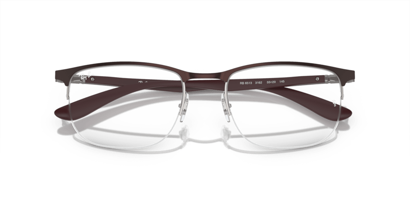 0RX6513 - Ray - Ban Vista - Brown - (Brown On Gunmetal 3162) - 53 - 20 - 145 MM - Ardor Eyewear 8056597941518