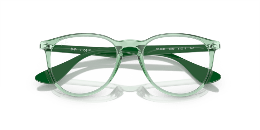 0RX7046 - Ray - Ban Vista - Green - (Transparent Green 8340) - 51 - 18 - 140 MM - Ardor Eyewear 7895653280519