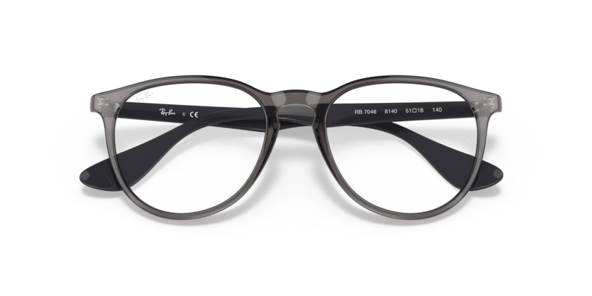 0RX7046 - Ray - Ban Vista - Grey - (Transparent Grey 8140) - 51 - 18 - 140 MM - Ardor Eyewear 7895653229037