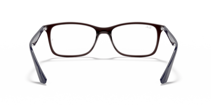 Transparent Grey - 0RX7047 8053672979831 Ray-Ban Vista Eyeglasses Unisex Square