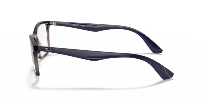 Transparent Grey - 0RX7047 8053672979831 Ray-Ban Vista Eyeglasses Unisex Square