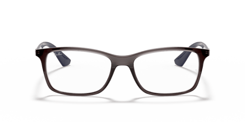 Transparent Grey - 0RX7047 8053672979831 Ray-Ban Vista Eyeglasses Unisex Square