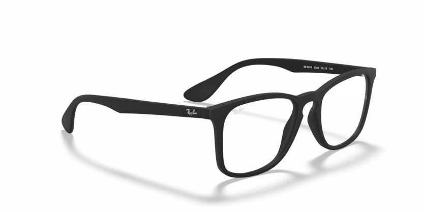 0RX7074 - Ray - Ban Vista - Black - (Rubber Black 5364) - 50 - 18 - 145 MM - Ardor Eyewear 8053672552164